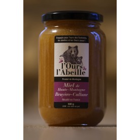 Miel de Haute-Montagne Bruyère Callune - L'ours et l'abeille