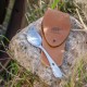 Etui en cuir pour couvert (georgette aventure)