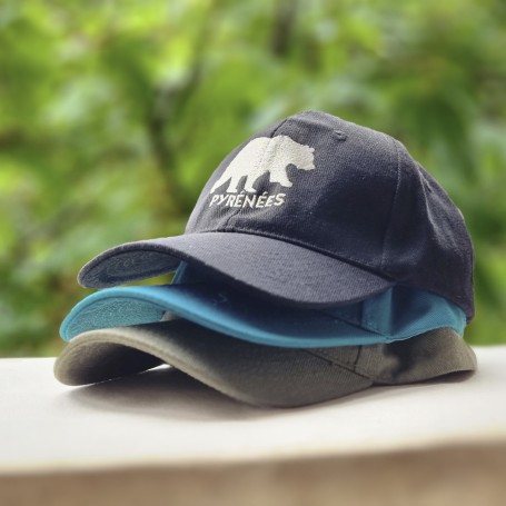 Casquette adulte "Pyrénées" et silhouette d'ours