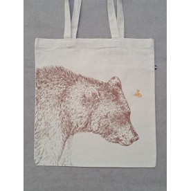 Tote Bag "Ours et bourdon"