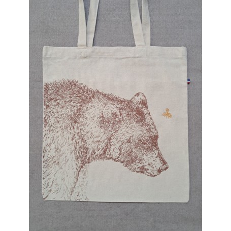 Tote Bag "Ours et bourdon"