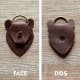 Porte clé en cuir