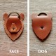 Porte clé en cuir