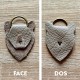 Porte clé en cuir