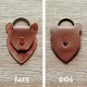 Porte clé en cuir