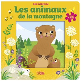 Livre Puzzle - Les animaux de la Montagne