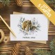 Lot de 5 cartes de voeux "Caramelles"
