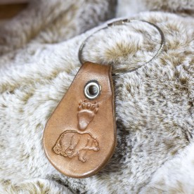 porte-clés en cuir