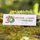 Magnet rectangle "30 ans du retour de l'ours"