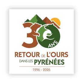 Autocollant "30 ans du retour de l'ours"